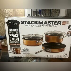 5pcs Gotham stack pot and pan set